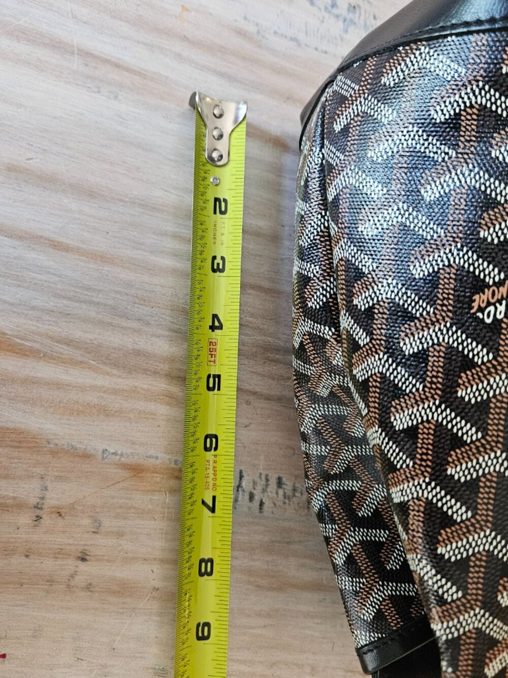 Authentic Black Goyard Bellechasse Structured Tote, Pristine Condition - Picture 14 of 16